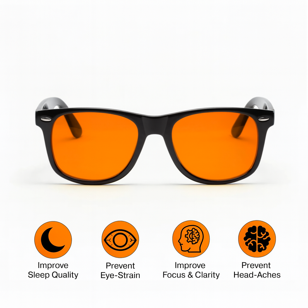 FOCUS | Midnight Orange Lens Blue Light Glasses