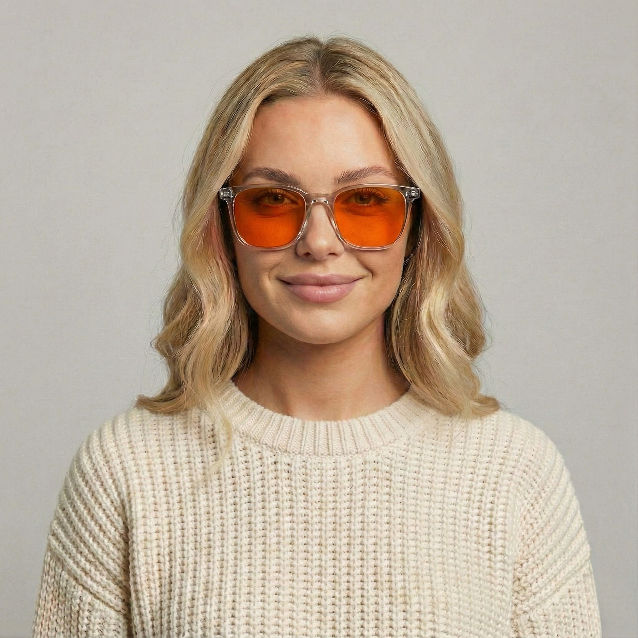 FOCUS | Transparent Orange Lens Blue Light Glasses